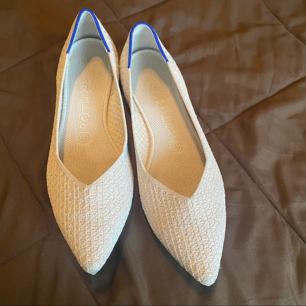 White the point rothy salt honeycomb size 8 (7.5)